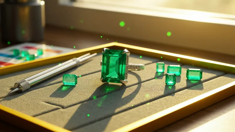 Bague émeraude rectangulaire : guide d'achat complet